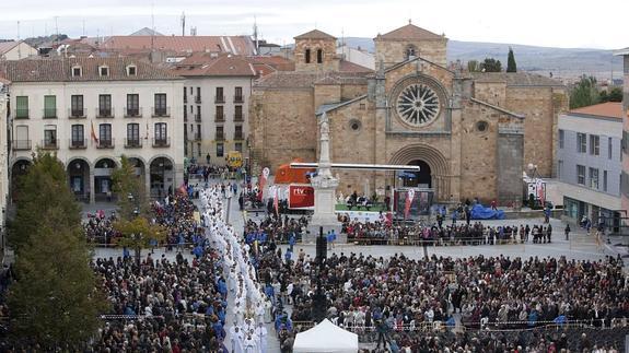 Misa con la que se inauguró el pasado día 15 el V Centenario del nacimiento de Santa Andariega y se abre el Año Jubilar Teresiano.