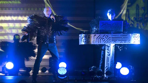 Pet Shop Boys, en un concierto