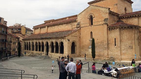 Exterior de la iglesia de San Millán. 