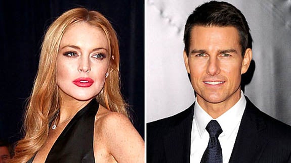 Lindsay Lohan y Tom Cruise