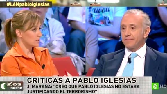 Tania Sánchez enfrentada a Eduardo Inda