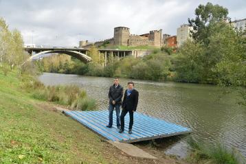 Gallardo y Folgueral, sobre el nuevo embarcadero en el río Sil