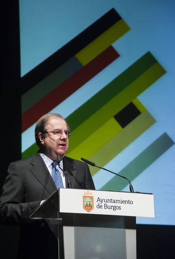 Herrera, durante el discurso de inauguración del Foro. 