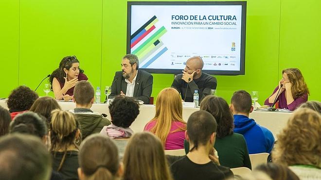 Helena Pimenta, Carlos Aganzo, El Chojín y Berna González, de izquierda a derecha. 