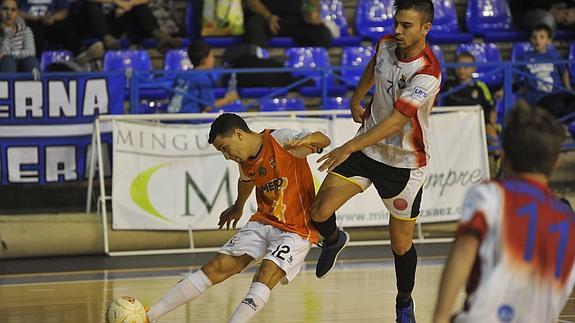 Momento del partido jugado en Cartagena. 