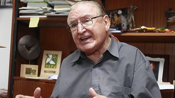 Nicolás Castellanos, el obispo emérito de Palencia.