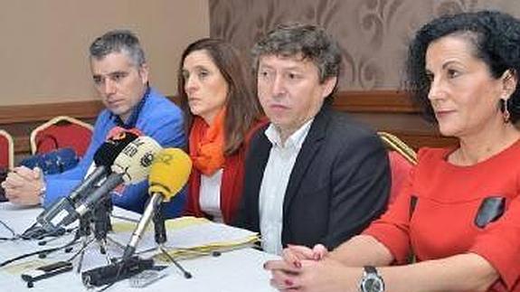 Samuel Folgueral, en un momento de la rueda de prensa.