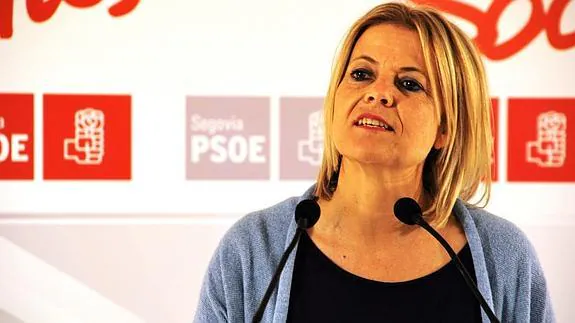 La procuradora socialista Ana Agudíez. 