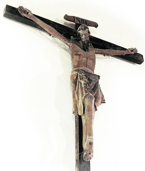 Imagen del Cristo de la iglesia de Garcibuey.