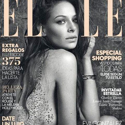 Portada de la revista 'Elle' con Eva González