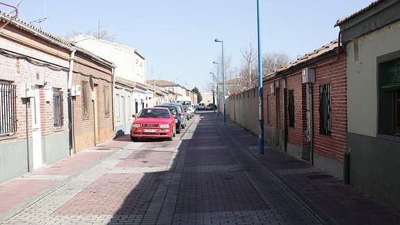 Vista de la calle Tierra Baja, donde se efectuó uno de los registros. 