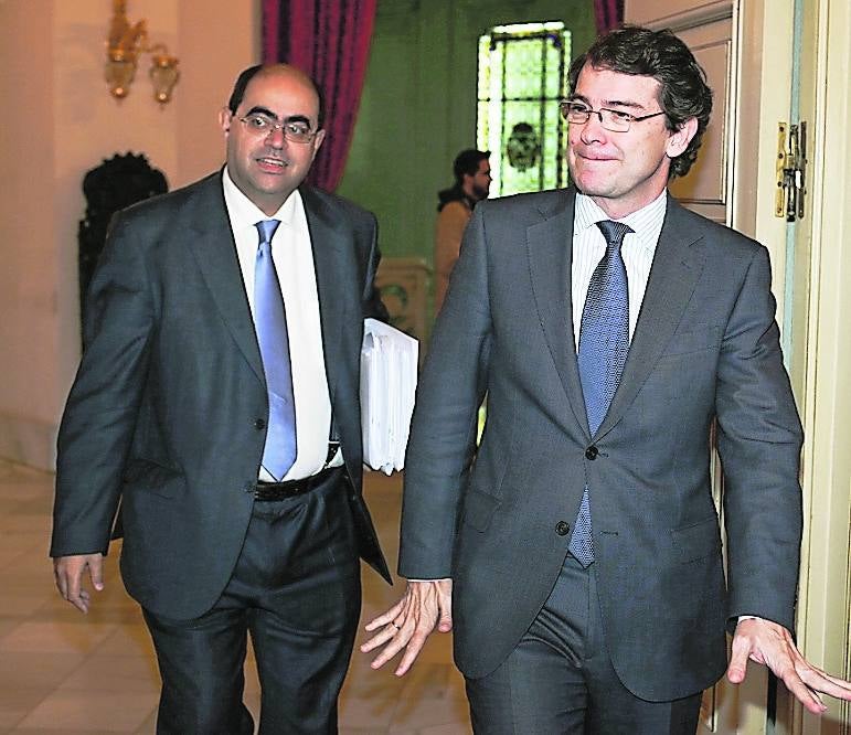 Fernández Mañueco y Fernando Rodríguez, coordinador de campaña en el año 99. 