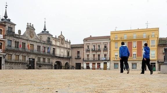 Aspecto de la Plaza Mayor tras las obras.