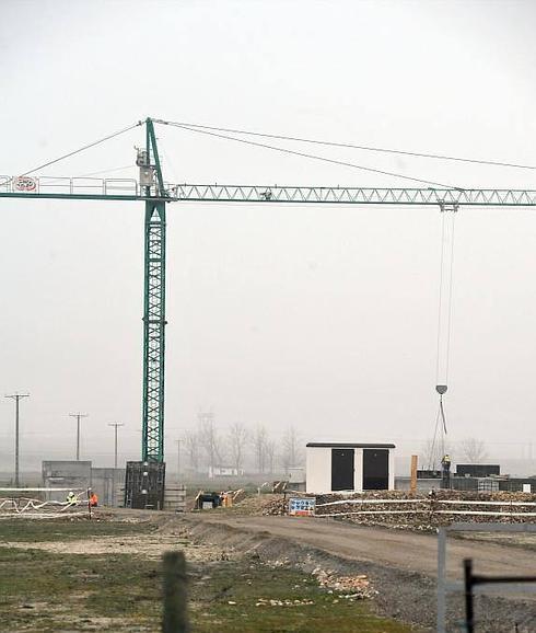 Obras de la depuradora de Olmedo. 