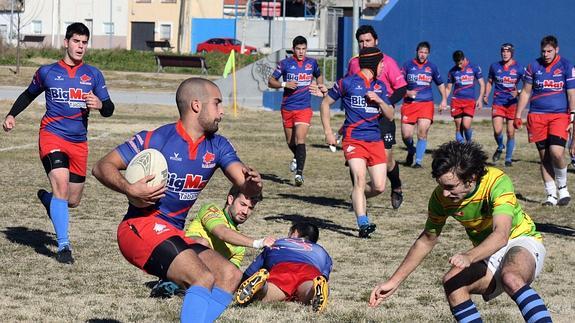 Momento del partido del Bigmat Tabanera Lobos. 