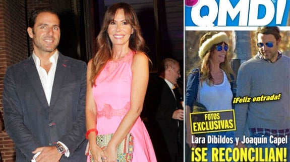Lara Dibildos y Joaquín Capel se reconcilian