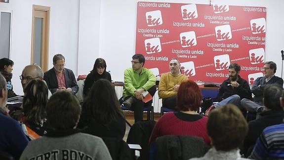 Un instante de la asamblea. 