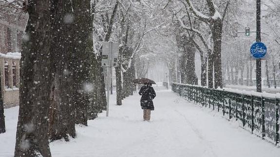 Paseo del Espolón de Burgos. 