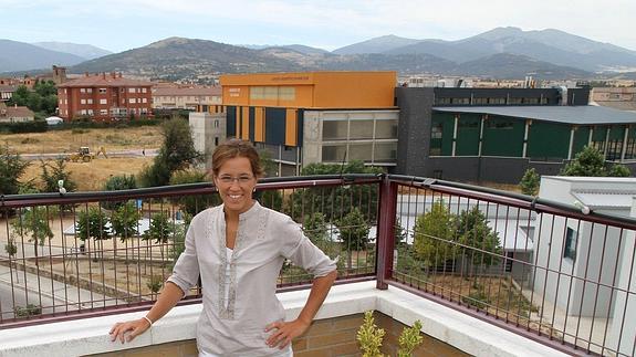 La concejala de IU en Palazuelos, Ana Peñalosa. 
