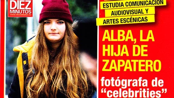 La hija pequeña de Zapatero hace sus pinitos como fotógrafa de estrellas