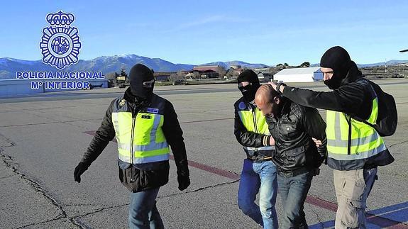 Uno de los cuatro yihadistas detenidos en la Operación Chacal el pasado 24 de enero. 