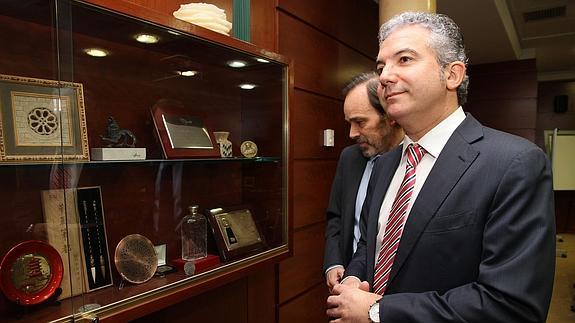 El presidente de la Cámara de Comercio, Pedro Palomo. 