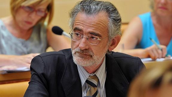 Sanz Vicente, como concejal en el Ayuntamiento de Segovia.