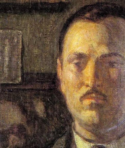 Autorretrato de Pedro Mozos, pintado en 1948, propiedad de la Diputación Provincial. 