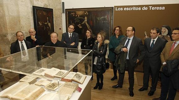 Inauguración de la muestra en la iglesia de San Bernardo.