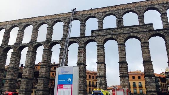 Un instante del rescate.