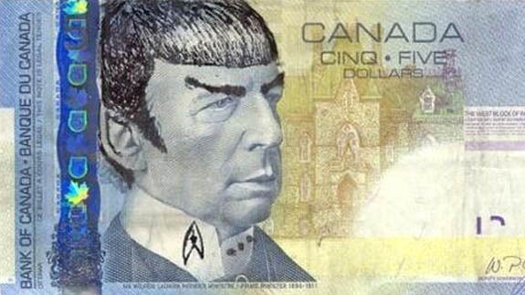 El homenajea canadiense a Mr. Spock