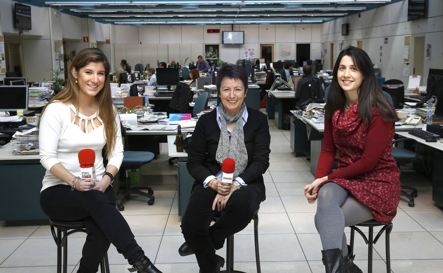 Raquel Alonso, Maria Luisa Pérez y Rosana del Amo. 