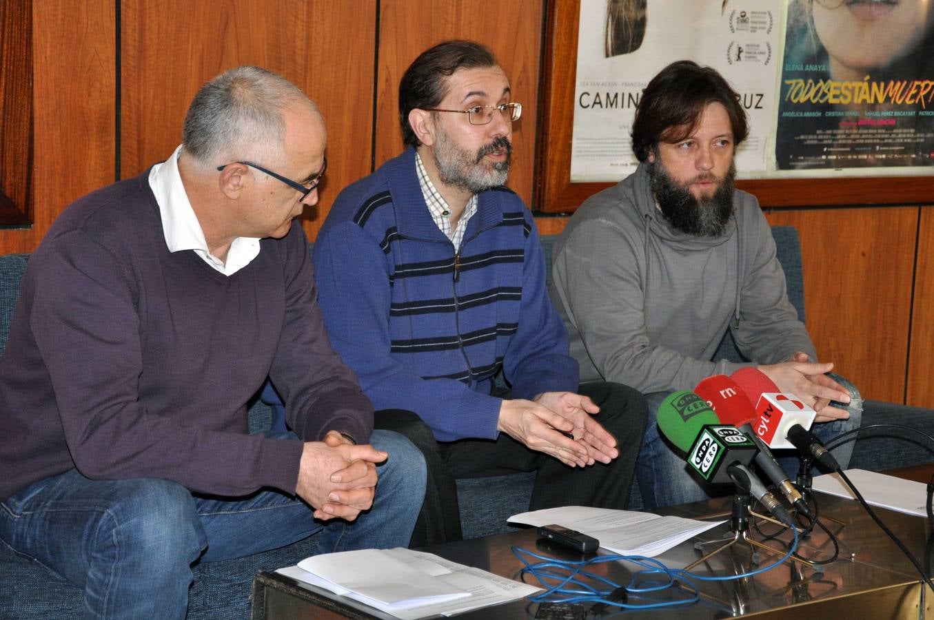 Agustín González, Fernando Méndez y Francisco Fernández.