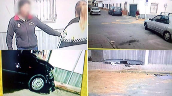 Imágenes del accidente.