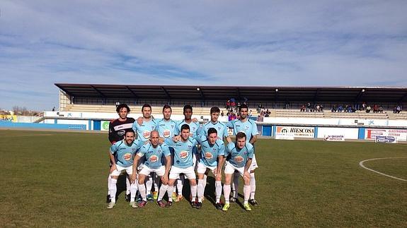 Once inicial de la Segoviana ante la Arandina. 