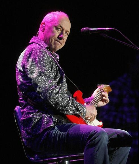 Mark Knopfler durante el concierto de la V edición del Festival de Músicos en la Naturaleza, en 2010.