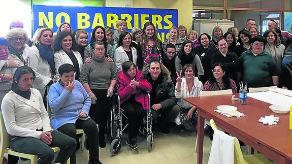 Los profesores de los diferentes países implicados en el proyecto, durante una de las actividades.