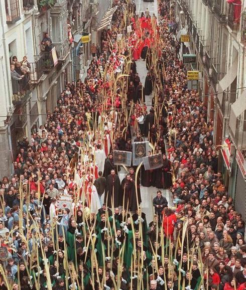 Procesiones del Domingo de Ramos, 29 de marzo, en Valladolid