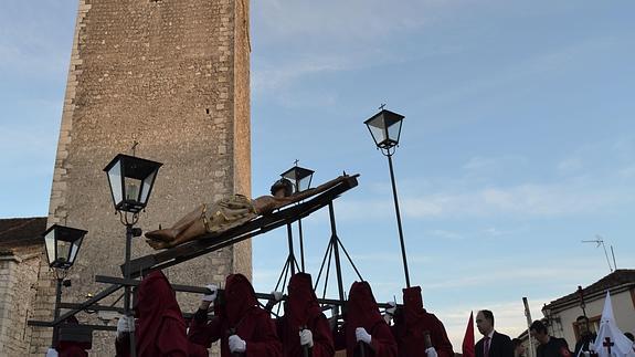 El Cristo de San Gil, durante la procesión de Jueves Santo.