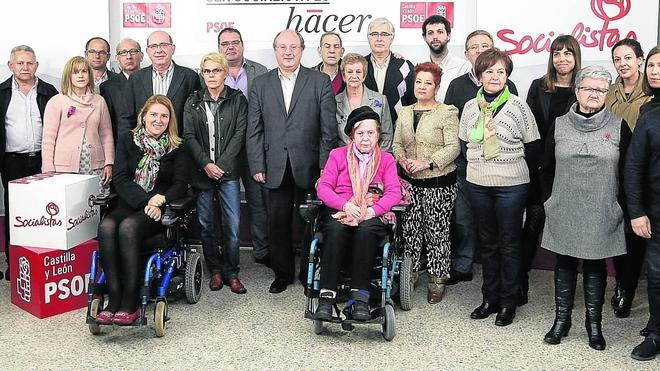 El PSOE presentó ayer oficialmente a sus candidatos.