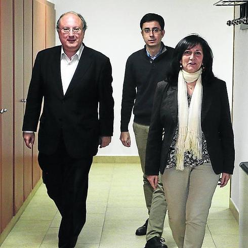 Enrique Cabero, José Luis Mateos y Carmen Ávila.