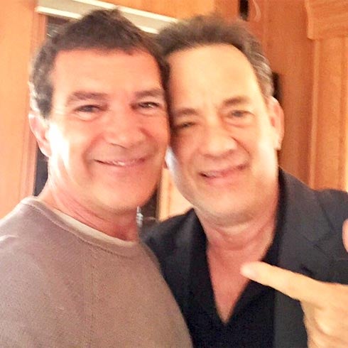 Antonio Banderas y Tom Hanks.