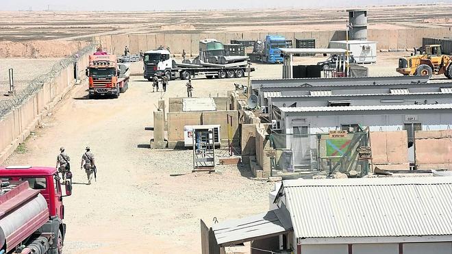 Vista general del estado de las obras en la Base Gran Capitán. 
