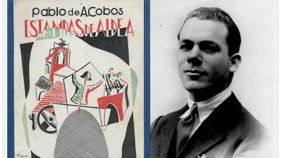 Cubierta del libro y retrato de Pablo de Andrés Cobos. 