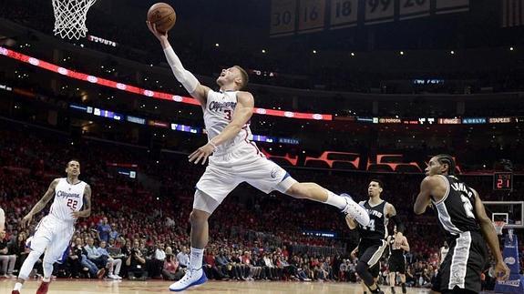 Blake Griffin, de los Ángeles Clippers en el partido de 'play-off' ante los San Antonio Spurs. 