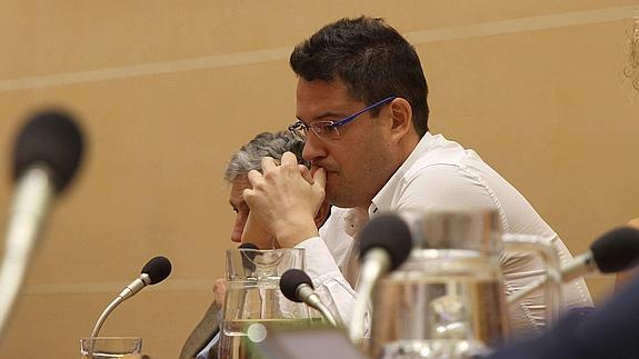 El concejal Javier Arranz, en un pleno. 