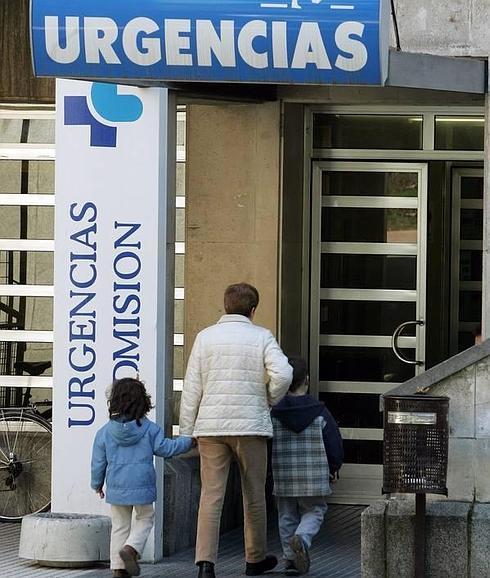 Entrada al servicio de Urgencias del Hospital de Burgos. 
