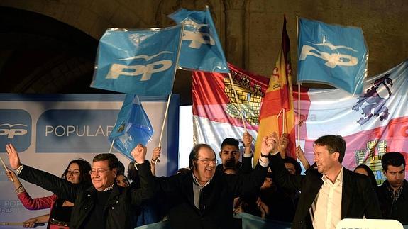 Inicio de la campaña electoral del PP en Burgos por parte de Juan Vicente Herrera.