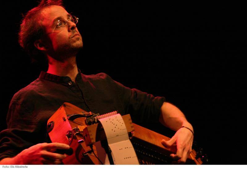 Germán Díaz durante un concierto. 