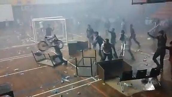 La eliminación del Real Madrid ante la Juventus desemboca en una brutal pelea en Indonesia